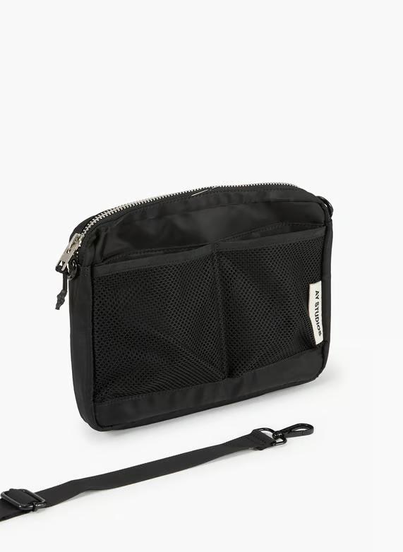 AY Studios Crossbody Bag Black Unisex Handtasche schwarz